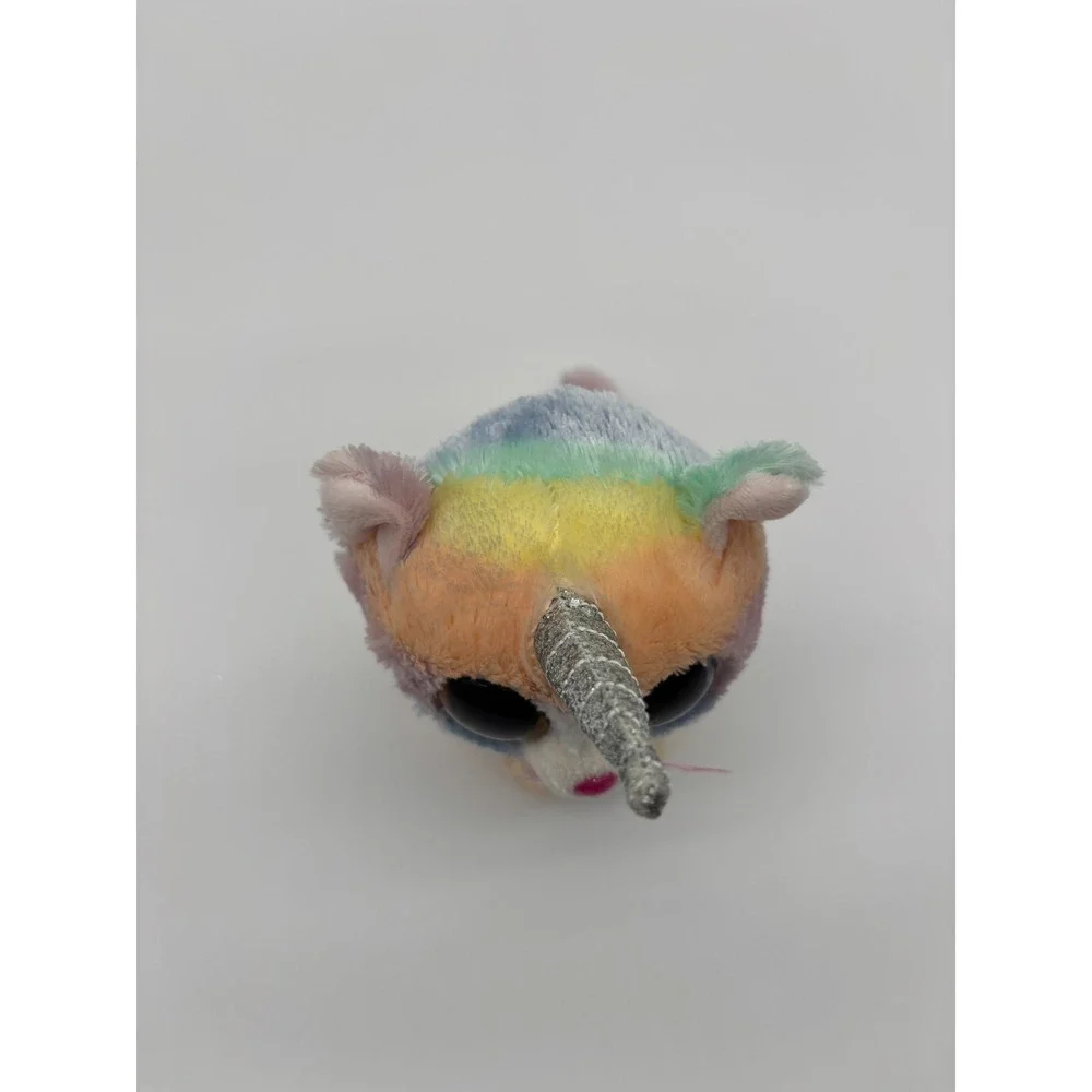 Ty Beanie Boos-Heather the Unicorn Cat 6